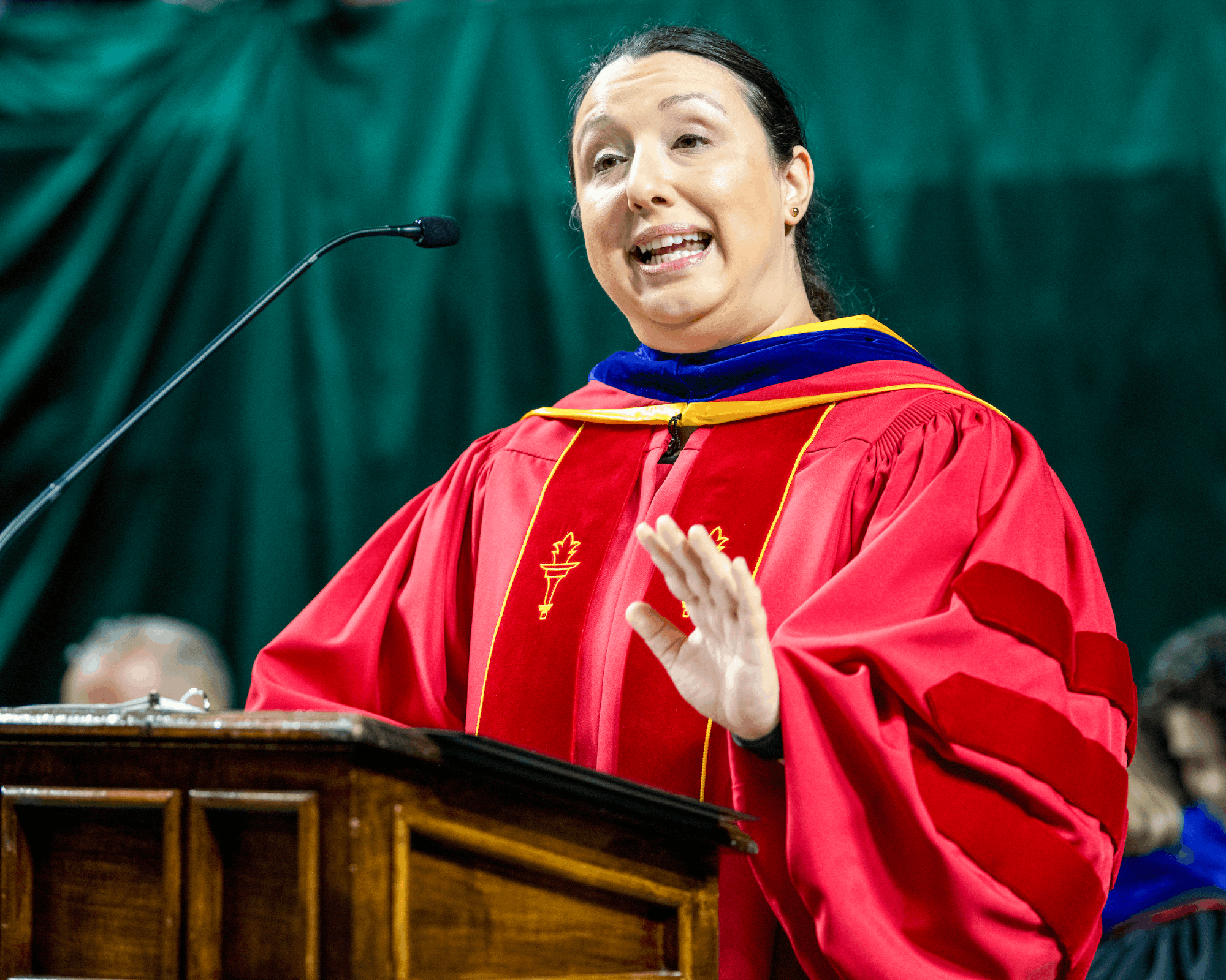 Associate dean and associate professor of political science in the College of Arts and Sciences, Dr. Nuket Sandal delivers OHIO's Fall Commencement Address on Saturday, December 10.
