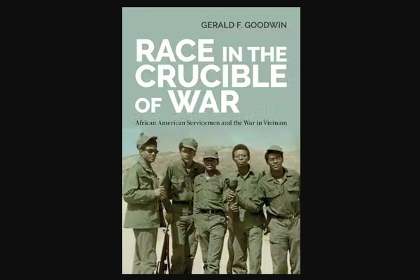 Race in the Crucible of War book cover with photo of Black soldiers in Vietnam