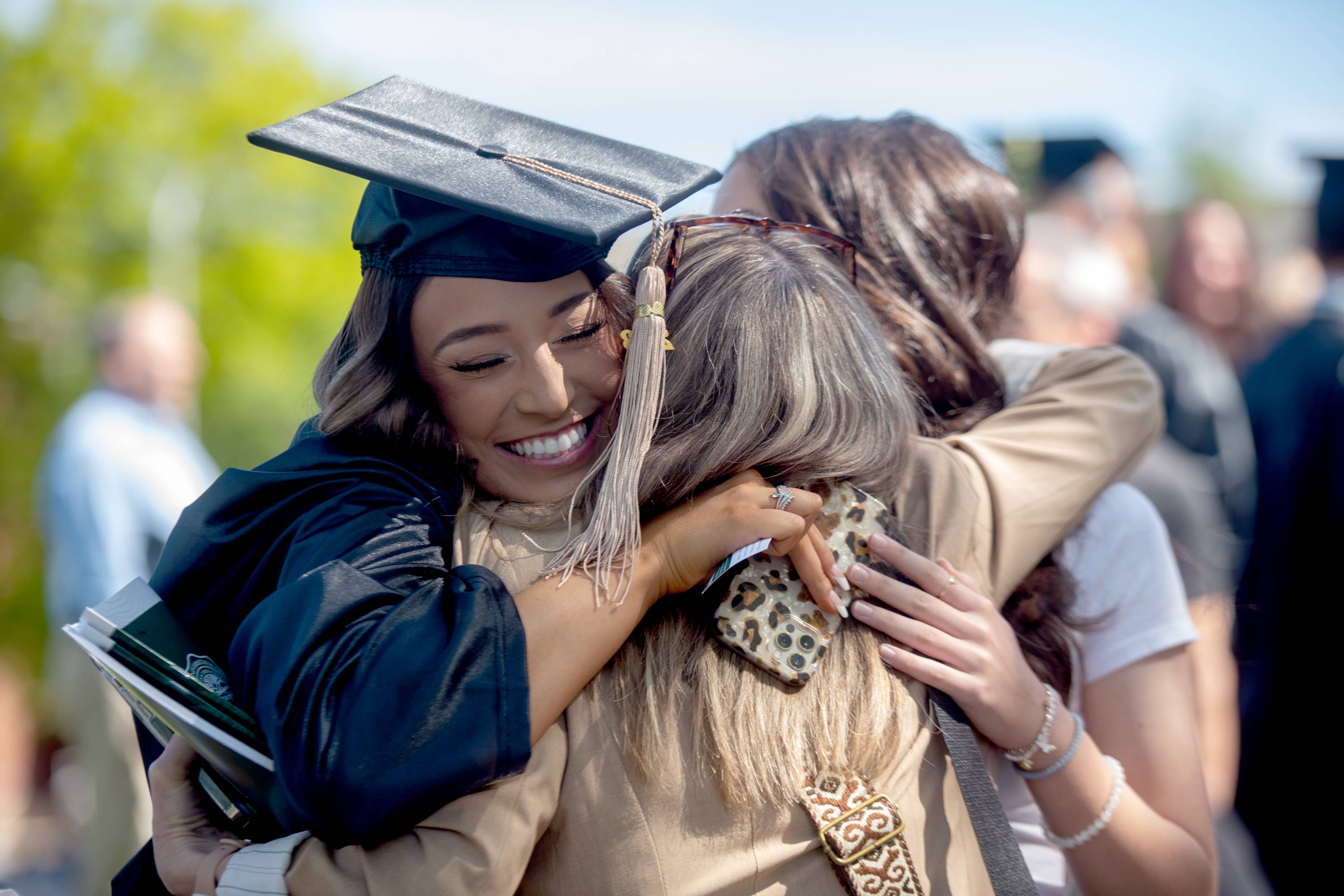 The day was filled with hugs, handshakes and lifelong memories for thousands of proud Ohio University graduates.
