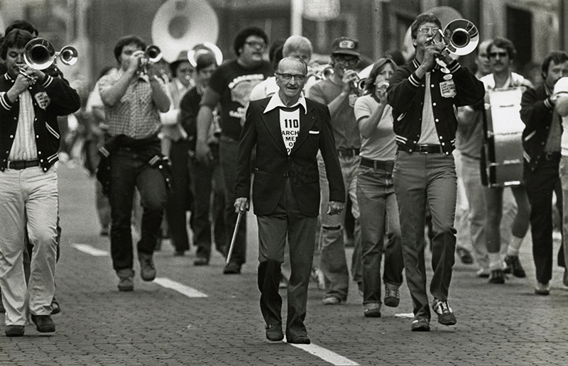 Homer Baird leads 1979 Alumni Band