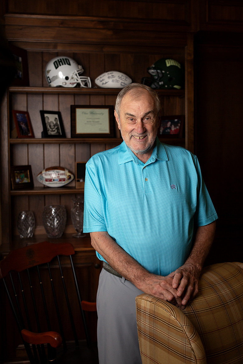 Keith Wandell stands in his office at his home in Bluffton, South Carolina
