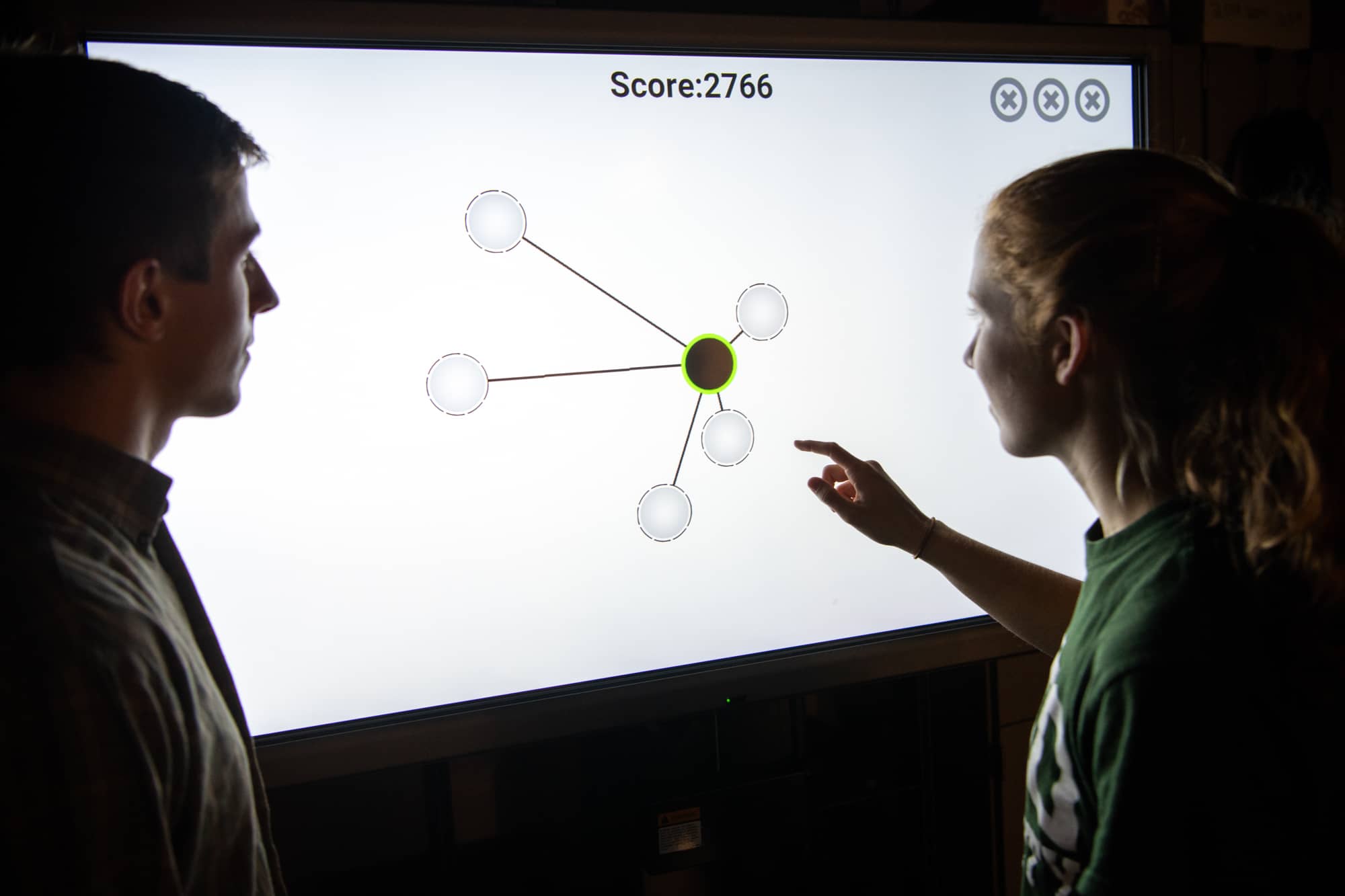 Health Sciences and Professions students participate in research in Dr. Dustin Grooms’ lab. 