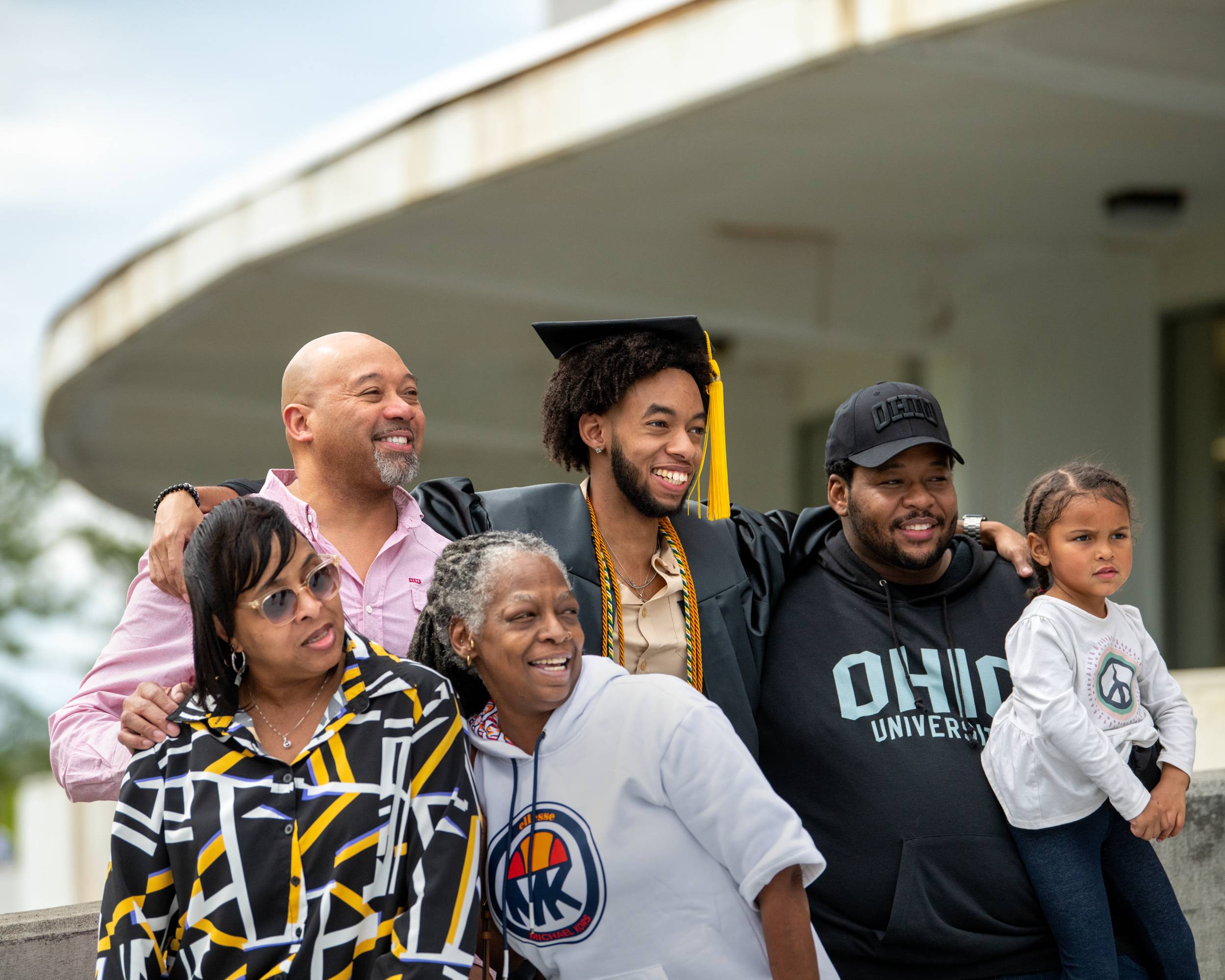 Proud family members and friends packed the Convocation Center to cheer on their favorite Bobcats at Commencement.