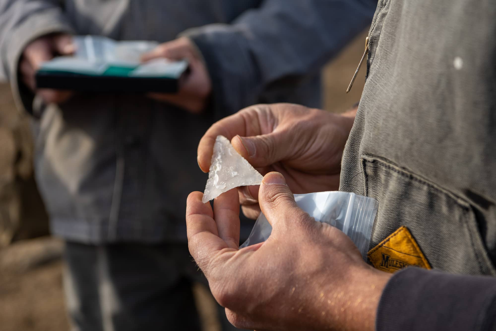 Gingerich examines at Late Prehistoric Yadkin style point made out of high quality raw material.