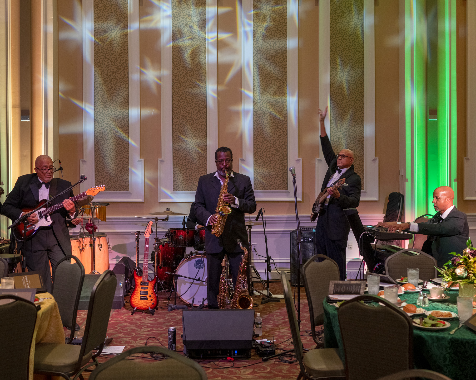 BAR Gala attendees were treated to the sounds of the Urban Jazz Coalition.