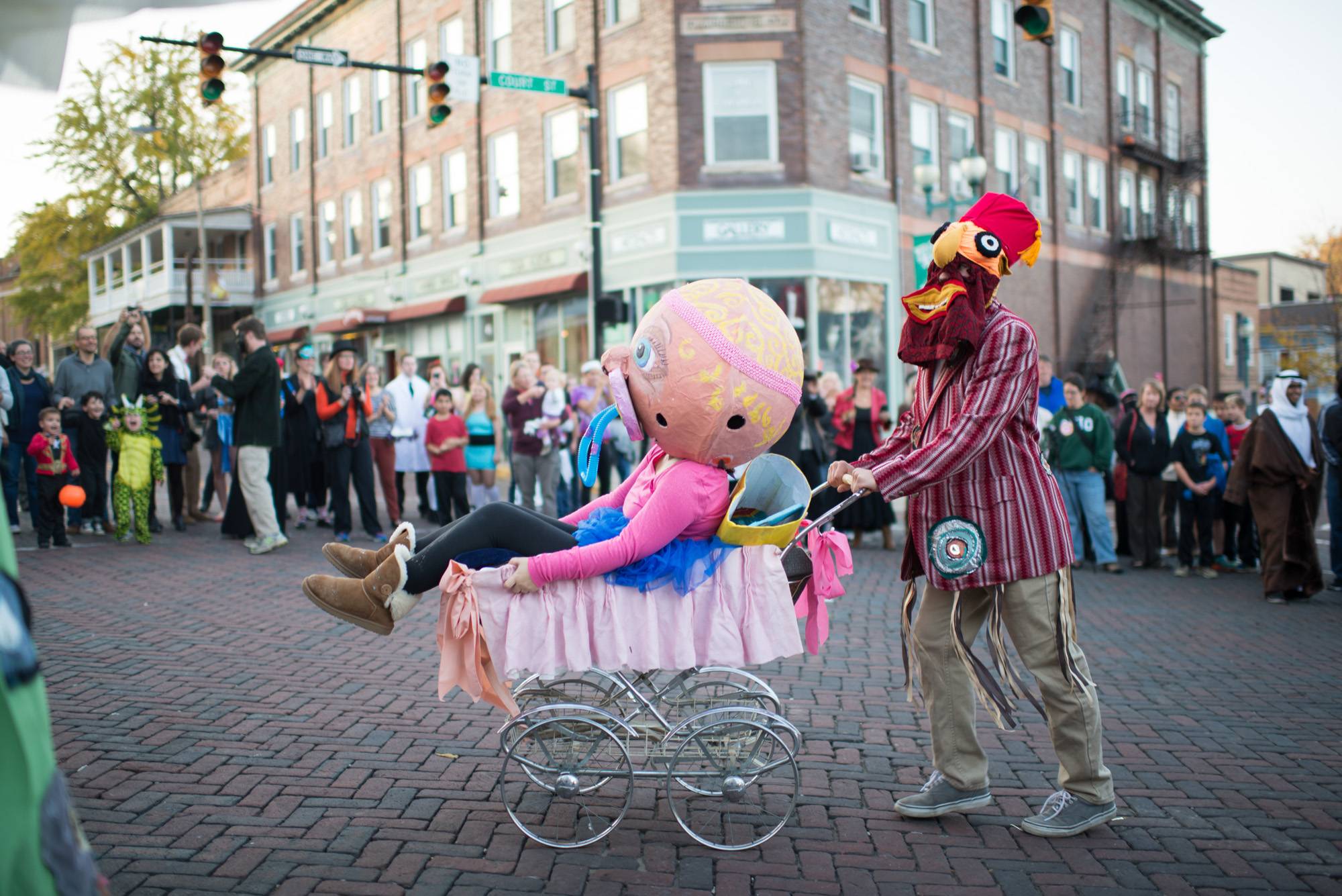 Honey for the Heart parade on Court Street. 