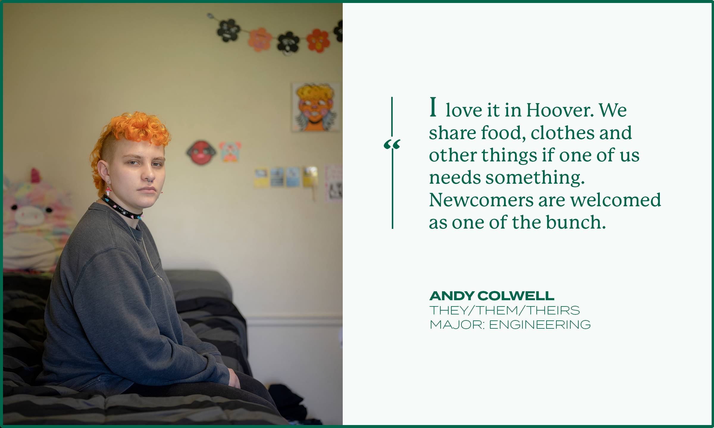Andy Colwell (they/them/theirs) is an engineering major