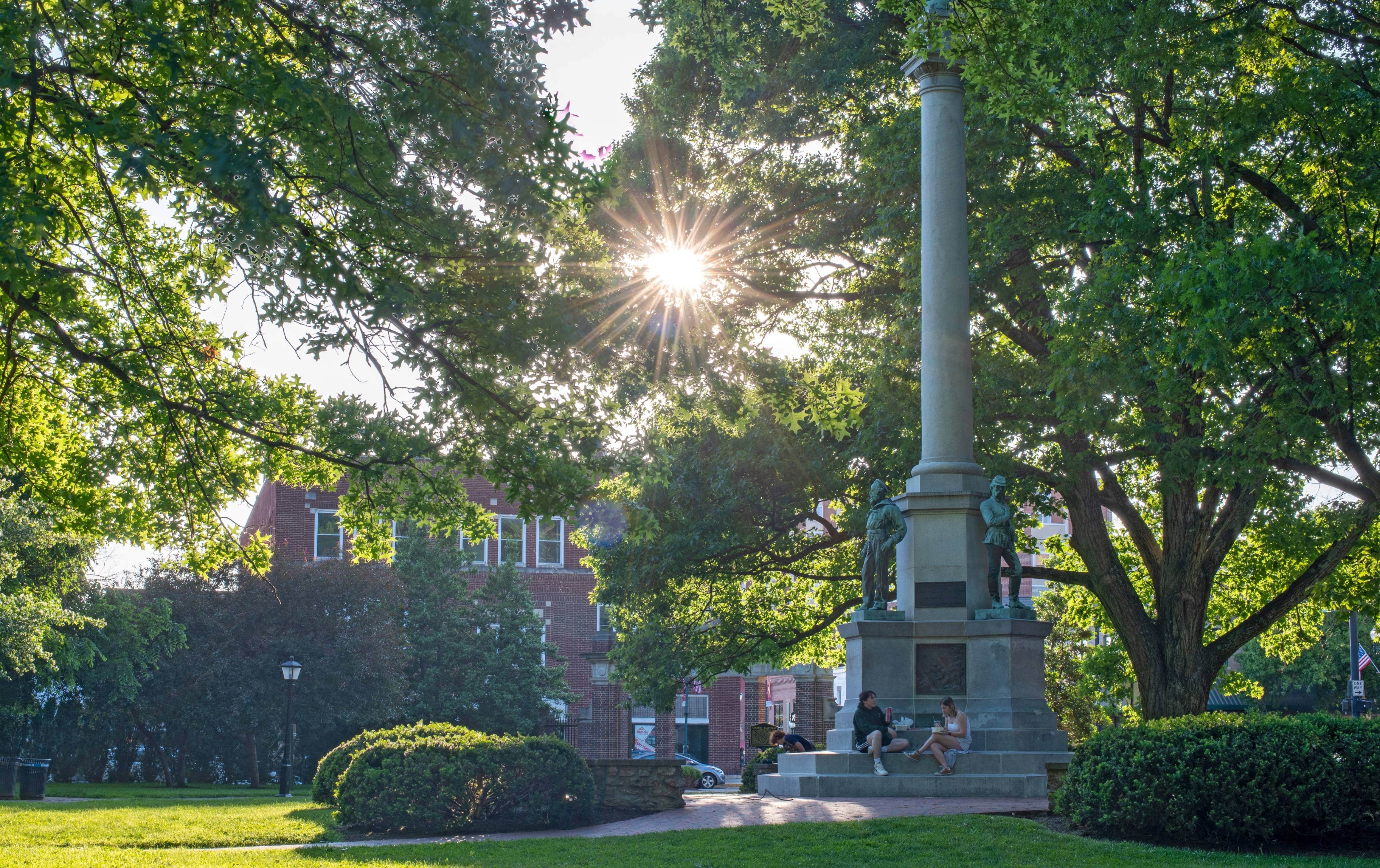 The monument as it appears today. Photo by Dylan Wayne Townsend, BSVC ‘24