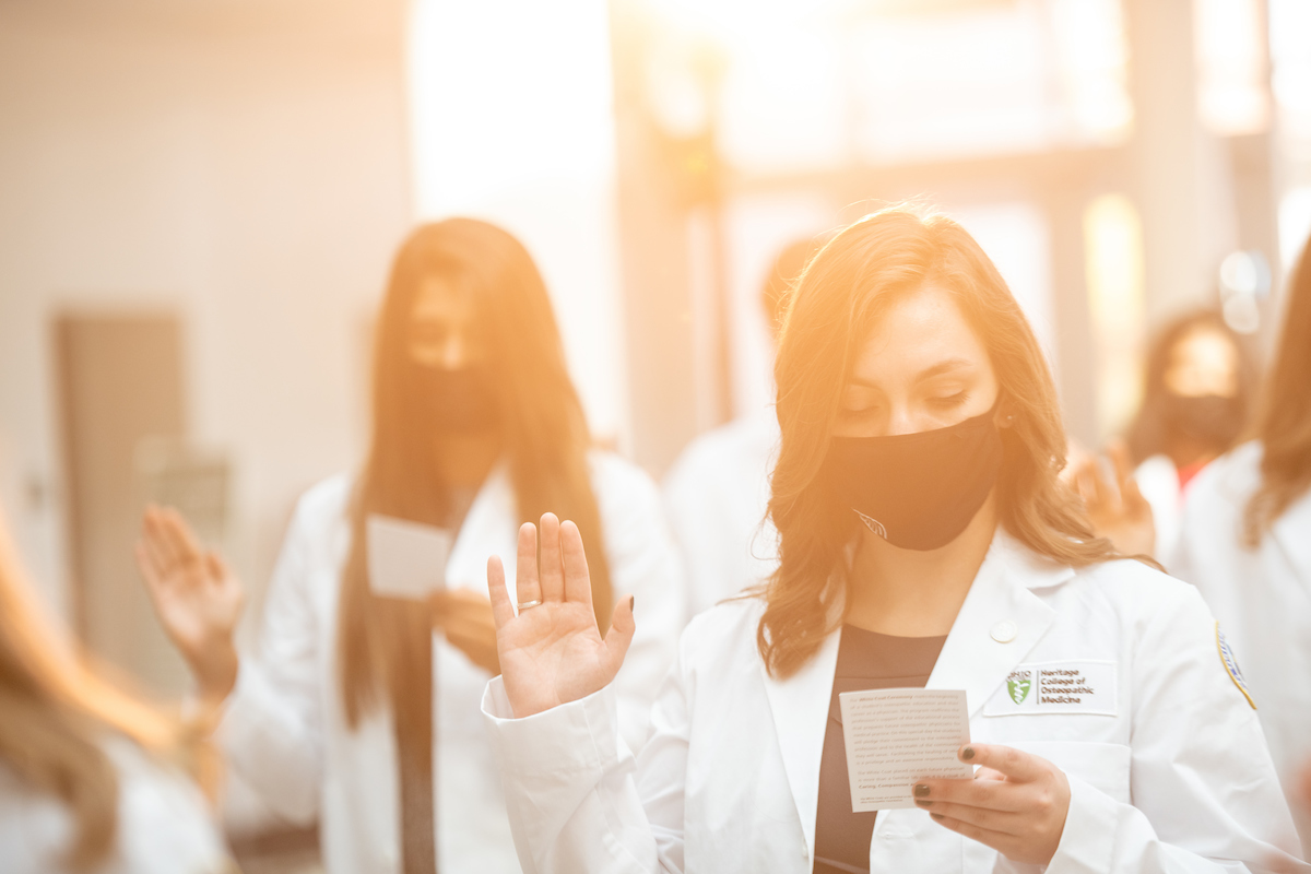 Ohio University HCOM white coat ceremony