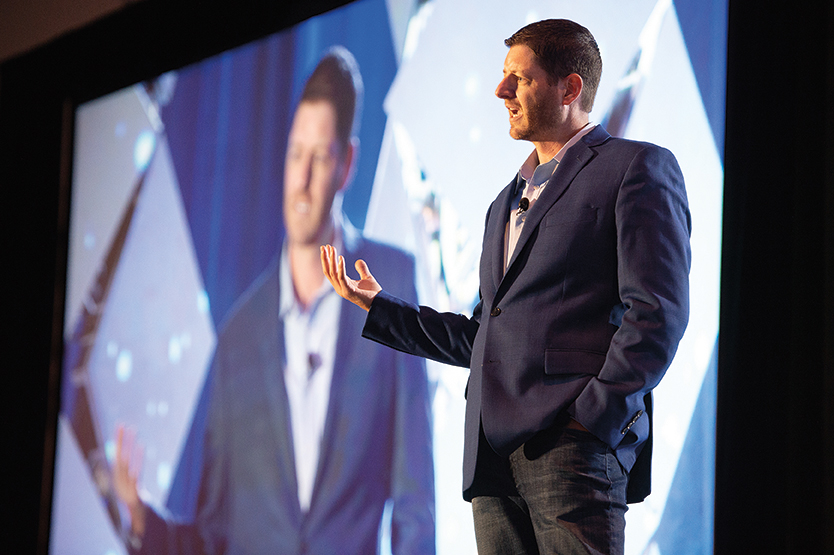 Paul presenting at convention