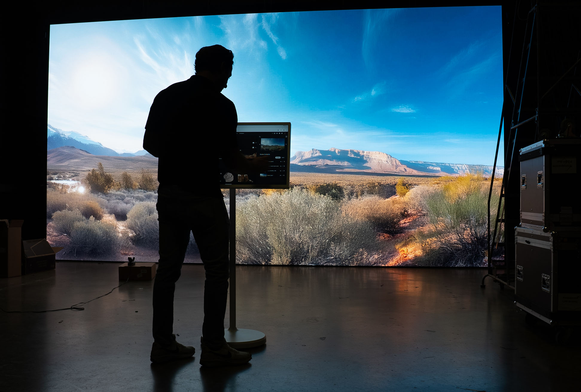 Ohio University Scripps College of Communication's new LED video wall