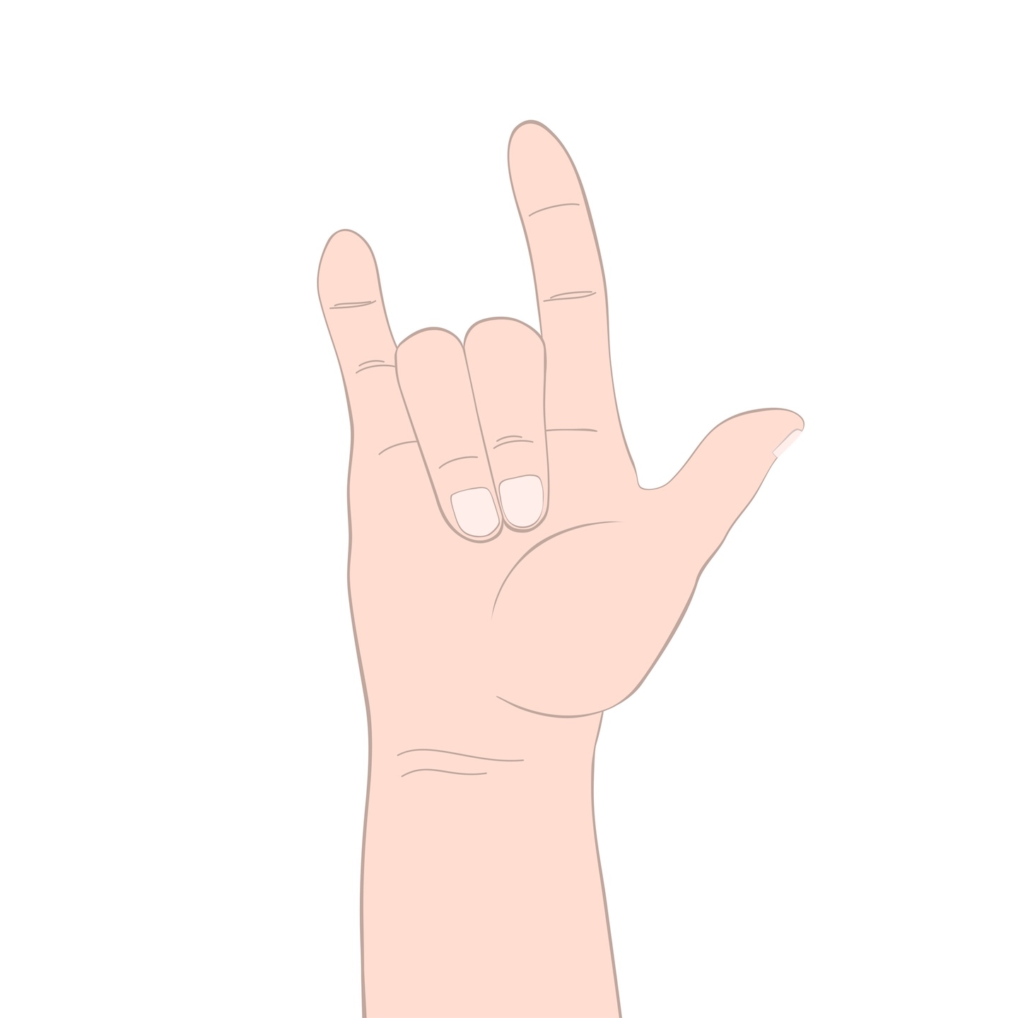 I love you in sign language 