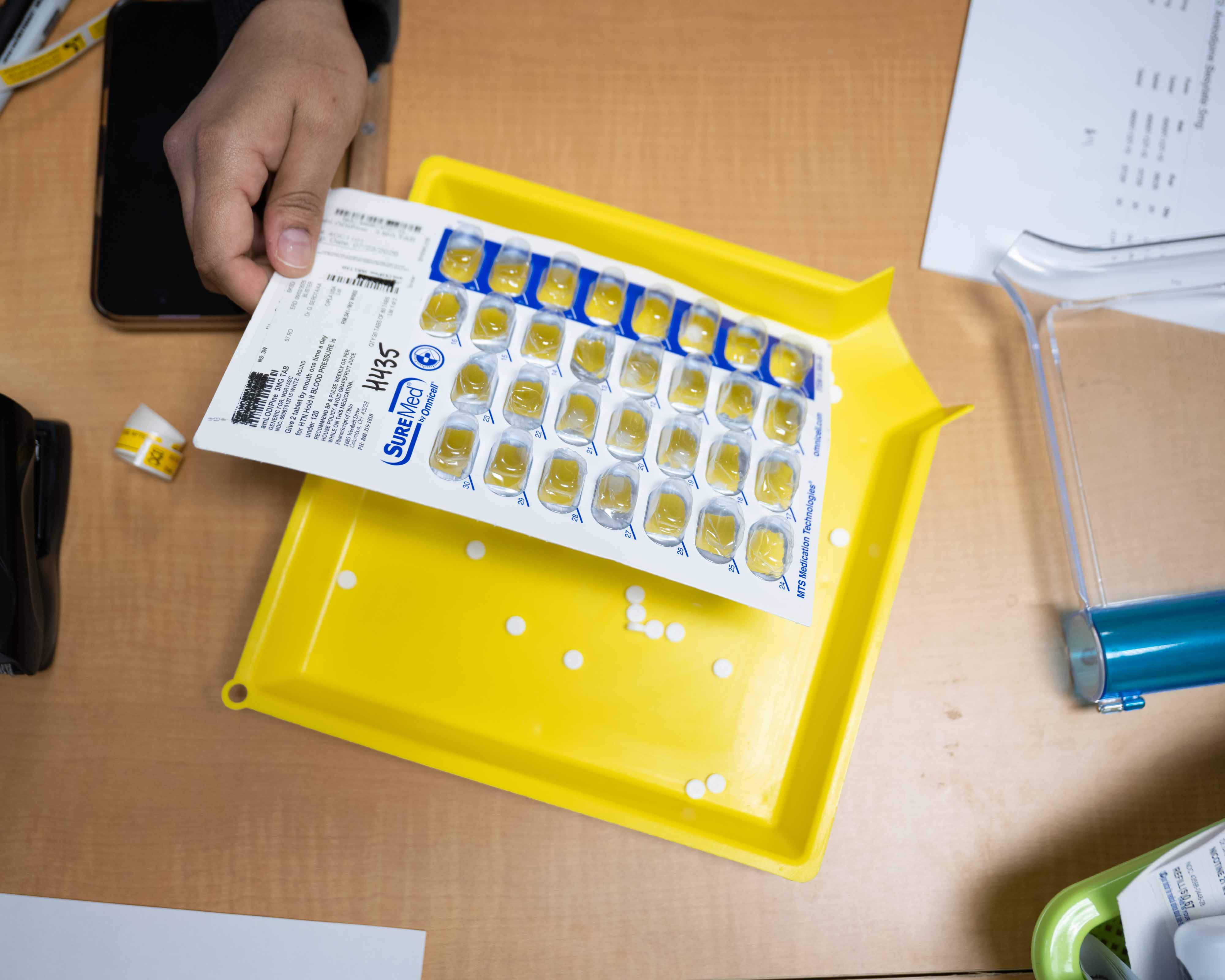 Sorting pharmaceuticals