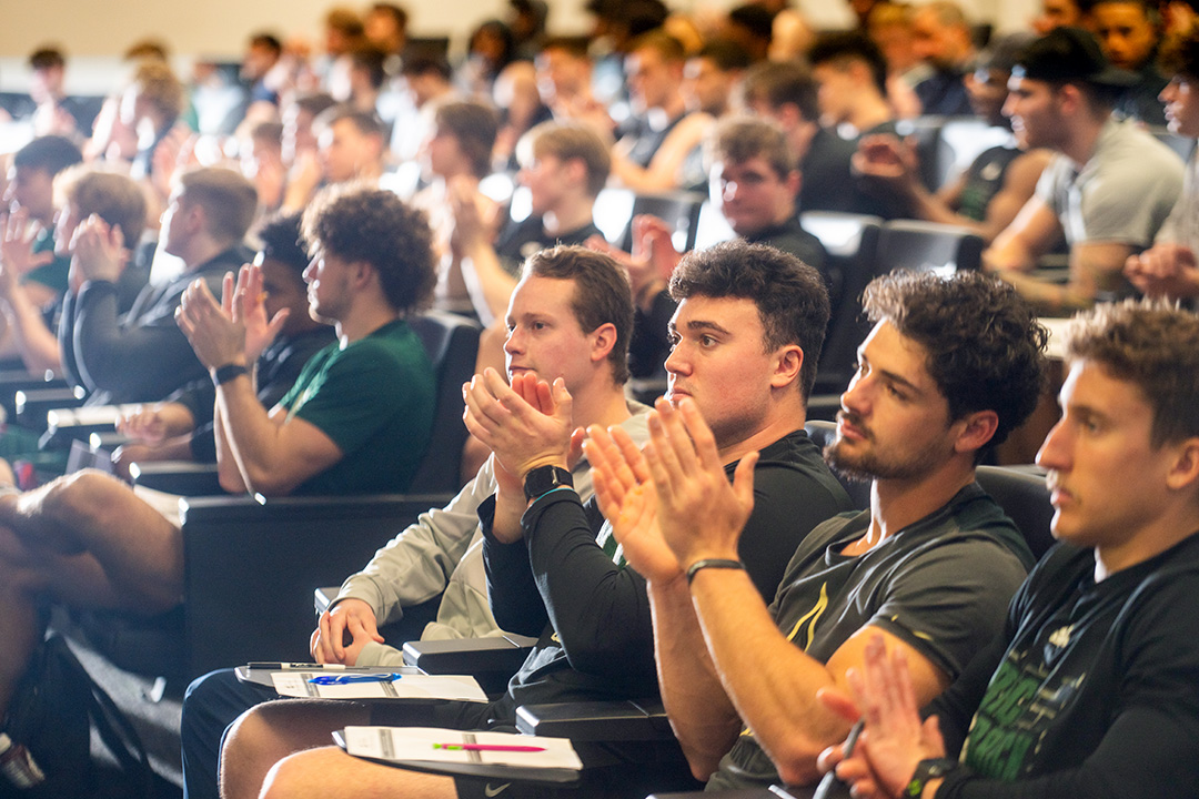 OHIO student-athletes learn entrepreneurial skills and how to transition from competitive sports to a professional career.