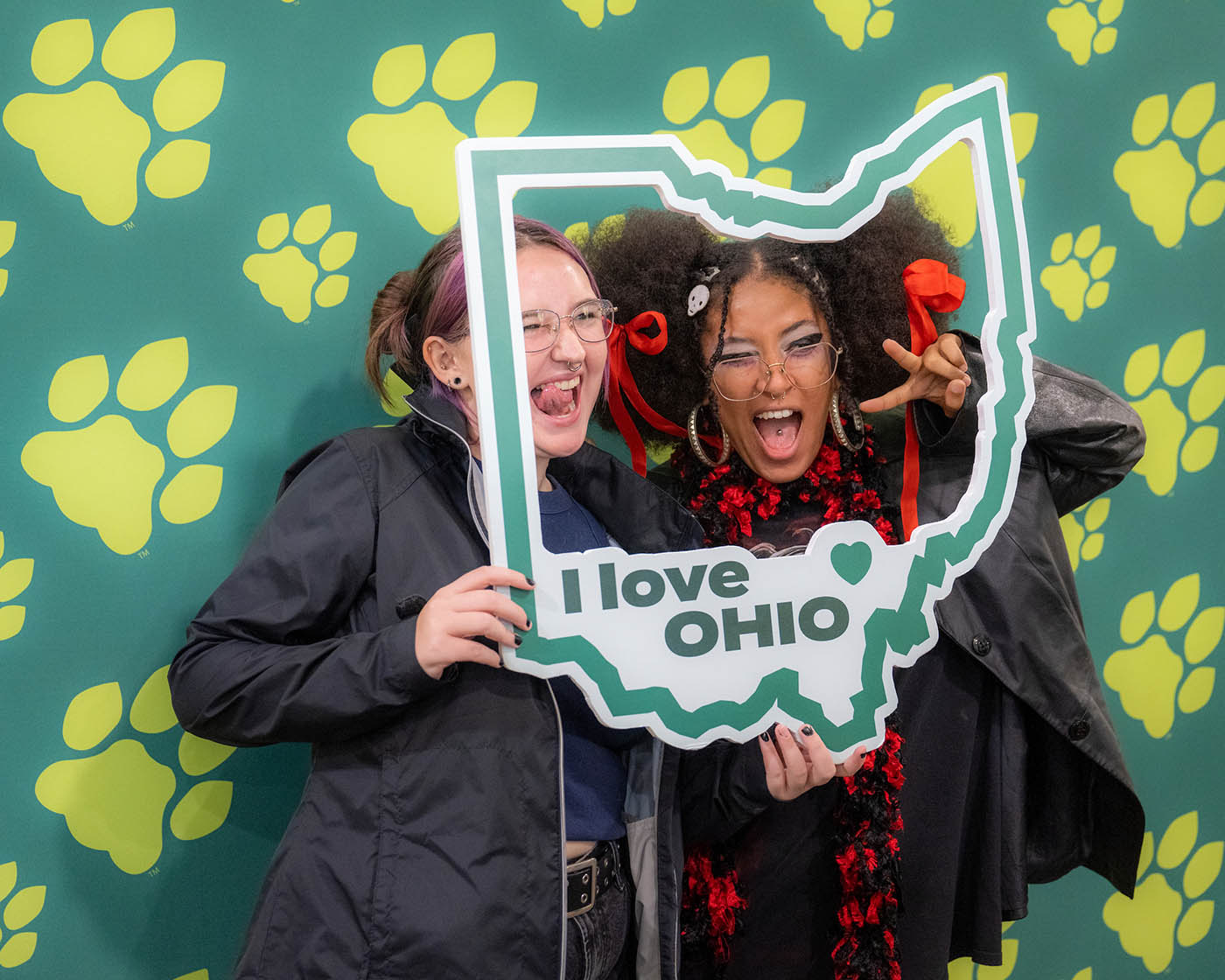 Students pose for a photo during Welcome Week 2026. 