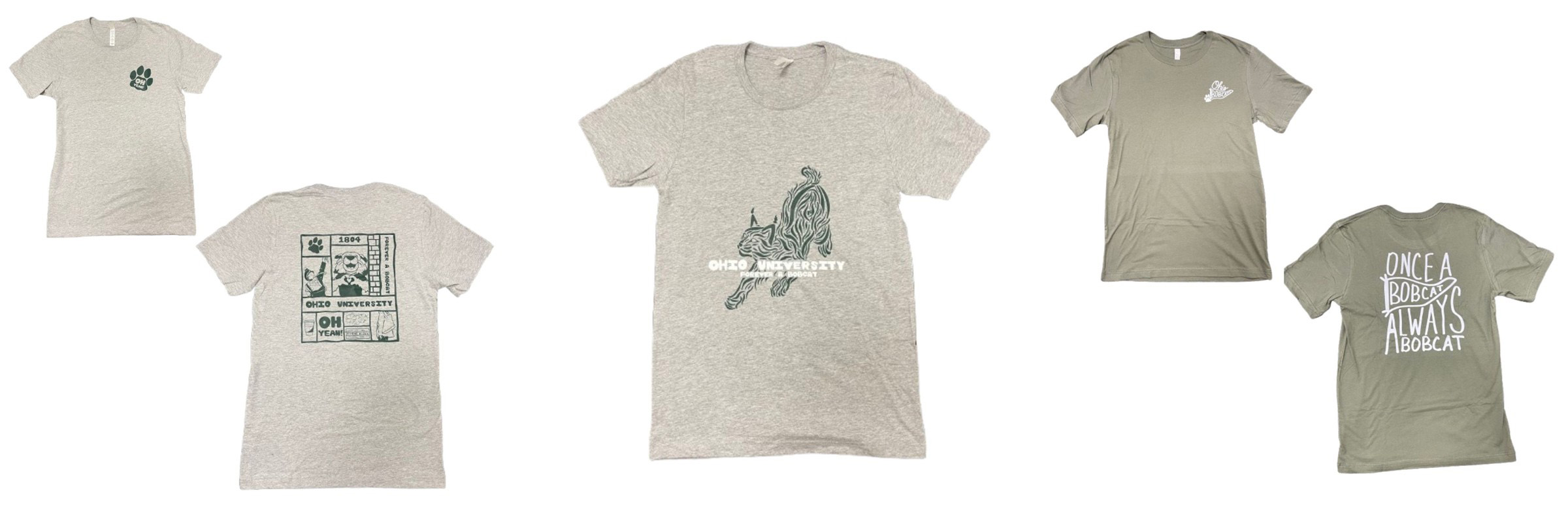 The winning shirt designs from the competition