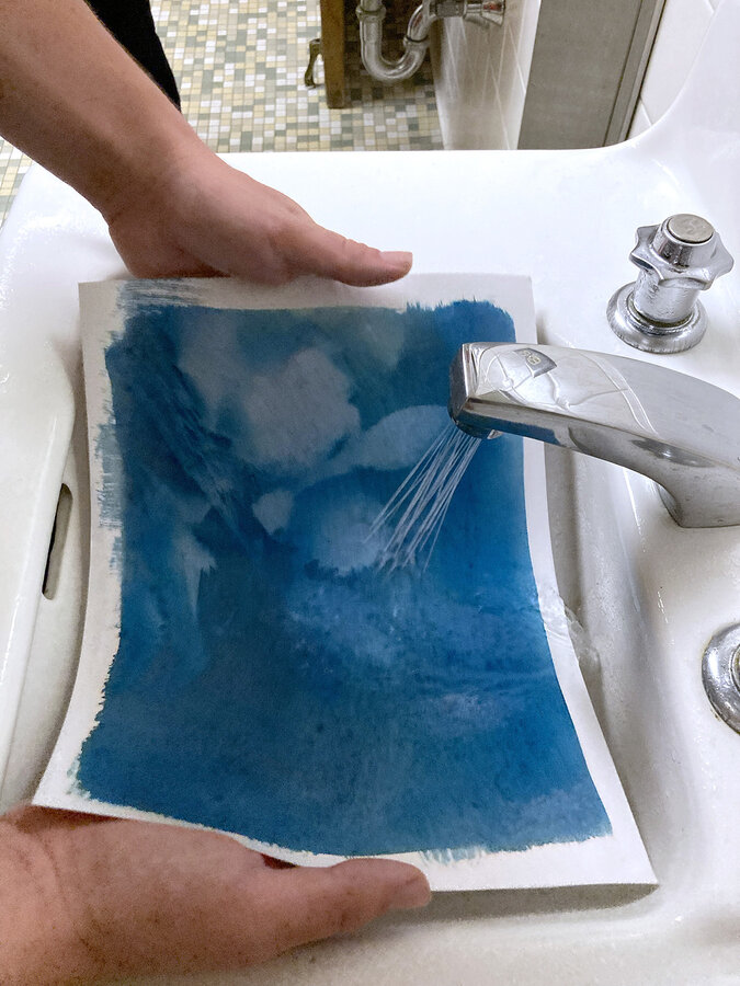 Print wash