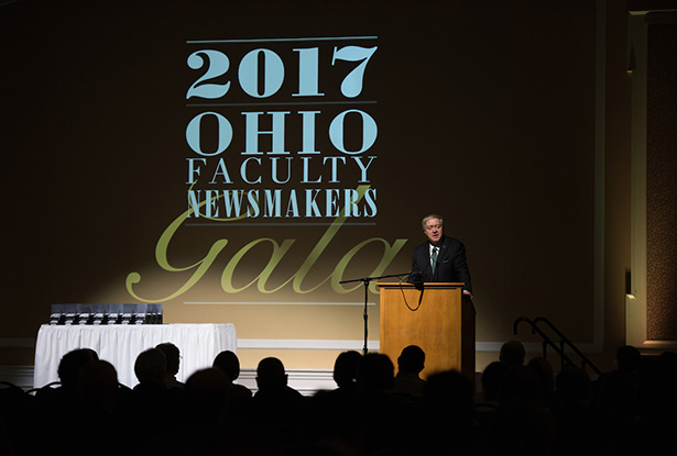 President M. Duane Nellis and First Lady Ruthie Nellis were among the distinguished guests at this year’s Faculty Newsmakers Gala.
