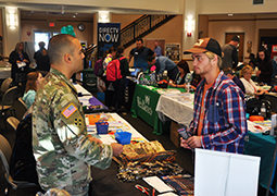 Students took full advantage of this year’s Resource Fair and spoke to a variety of organizations.
