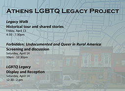 Athens LGBTQ Legacy Project, 2018, Rebecca Chmielewski