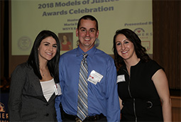 Brie Sivy, Det. Mathew Austin and Kim Castor attended the awards ceremony in Columbus on April 12