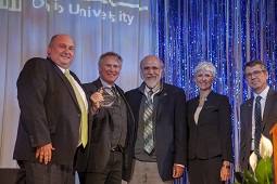 David Wilhelm received the Alumni Award for Excellence in Global Engagement at the 2018 Global Engagement Awards Gala.