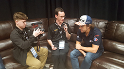 Chris Murdock and Jacob Seelman, interview two-time Formula One World Champ Fernando Alonso for “Race Chaser Online.”