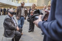 CHSP Dean Randy Leite takes a trip through virtual reality