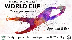 ISU World Cup Soccer, April 1 and 8, Walter Fieldhouse