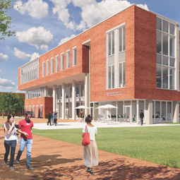 Drawing of new $65 million Heritage College of Osteopathic Medicine facility in Athens