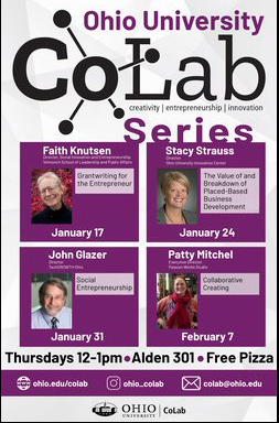 The CoLab Series will take place on select Thursdays in Alden Library from noon to 1 p.m. throughout Spring Semester.