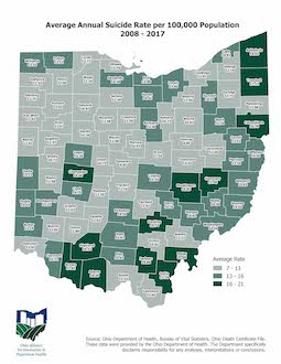 New Ohio University study profiles the changing face of suicide within the state