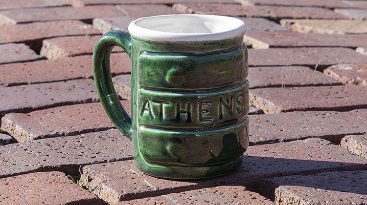 This Athens Block Brick Mug is part of The Bobcat Store’s spring 2020 collection.