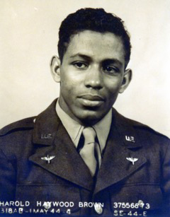 Tuskegee Airman Harold Brown’s 23 years in the military included serving in World War II, in the Korean War and in the Strategic Air Command during the Cold War. Photo courtesy of Harold Brown