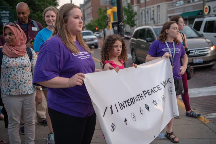 peace walk banner
