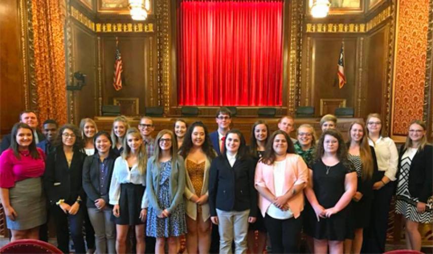 Summer Law and Trial Institute students