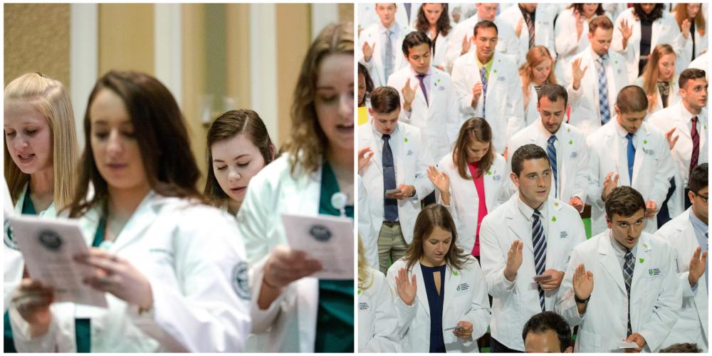 Nursing and medical students will receive their degrees a few weeks early in 2020.