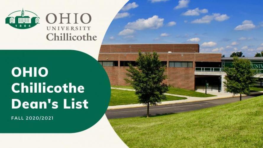 OHIO Chillicothe Dean's List, Fall 2020/2021