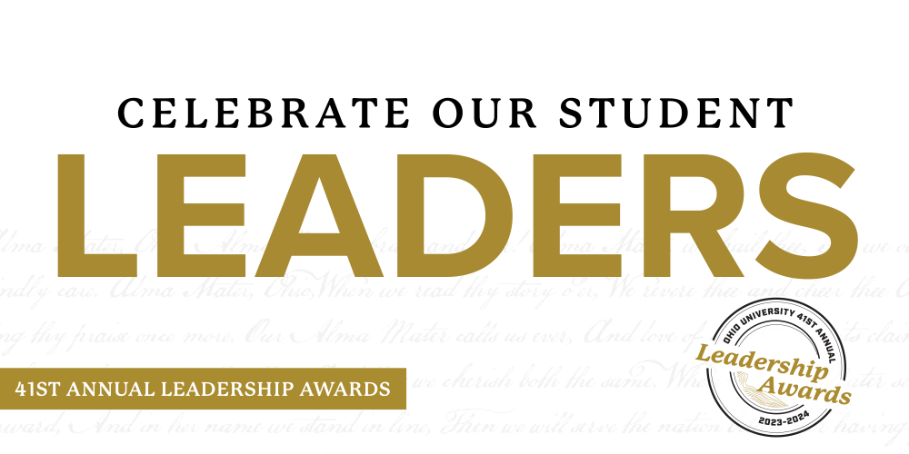 Celebrate our student leaders - 41st Annual Leadership Awards