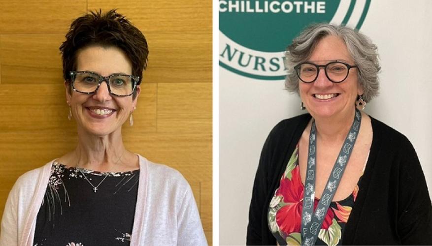 Allison Butler and Michelle Perdue