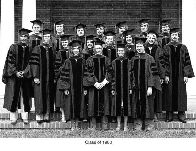 HCOM Class of 1980 graduation