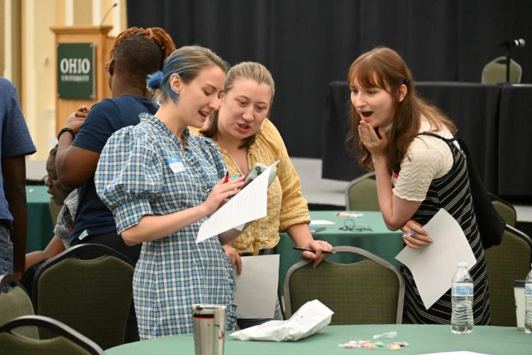 Graduate students at Ohio University