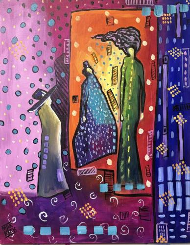 a painting by Michael Kirk