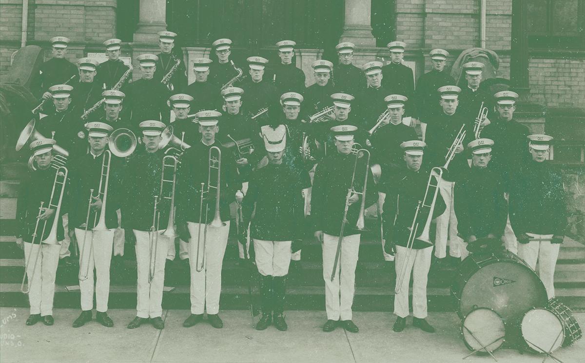 Ohio University's original marching band, in 1925