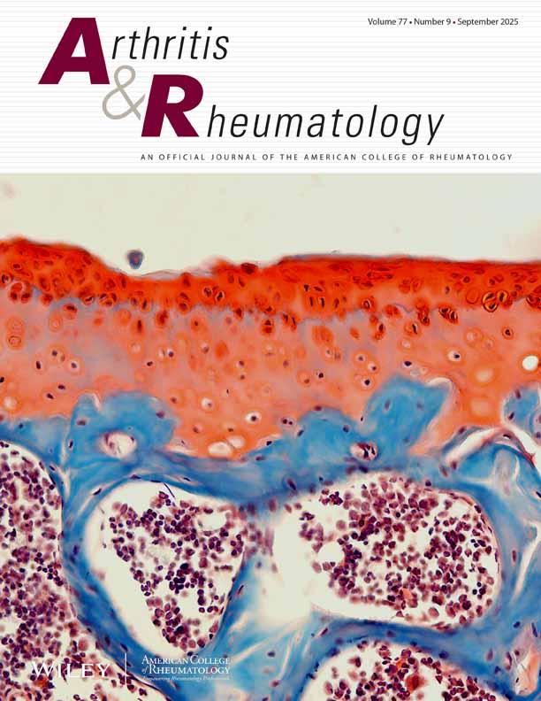 The cover art of Arthritis and Rheumatology