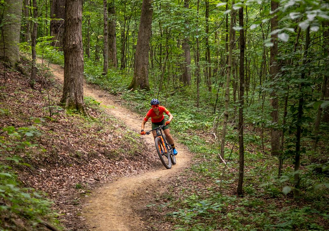 Mountain Biking at Bailey's Trail System
