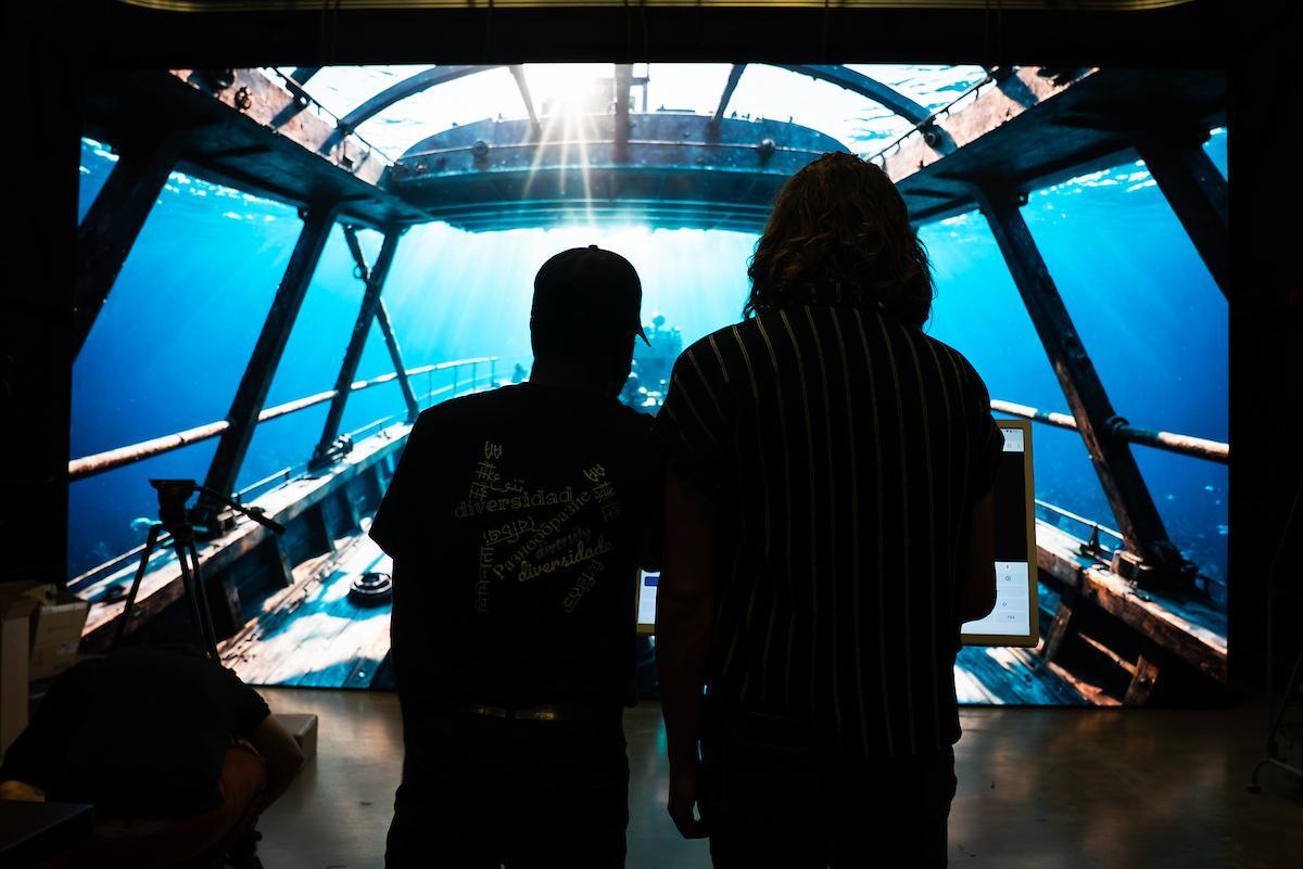 The LED Wall Shooting Studio allows for virtual sets, digital backdrops and immersive environments that would be impossible to build physically.