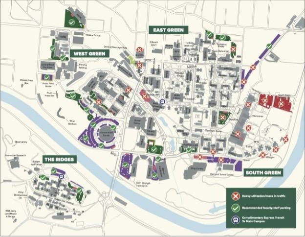 Construction and roadway map