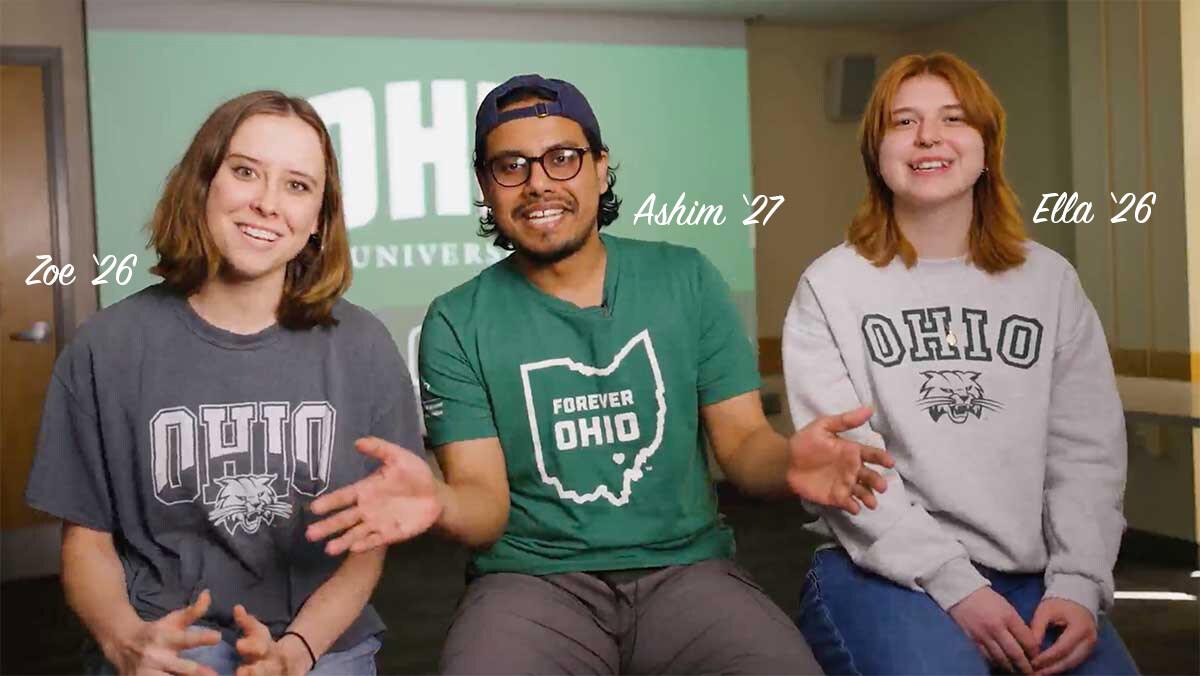 Ella Middleton, Zoe Geiss and Ashim Talukdar