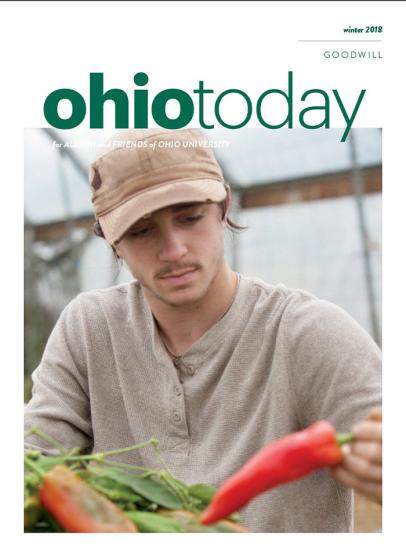 Cover of 2018 Winter issue of Ohio Today